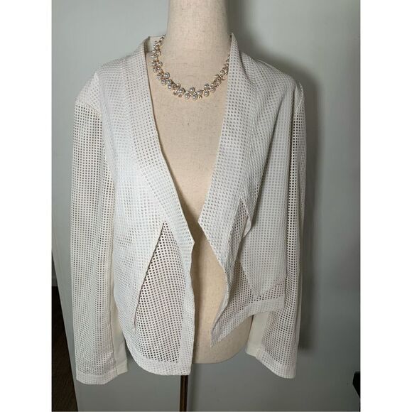 Chico’s white blazer size 1 - Picture 1 of 4
